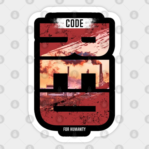 Code Red Sticker by Insomnia_Project
